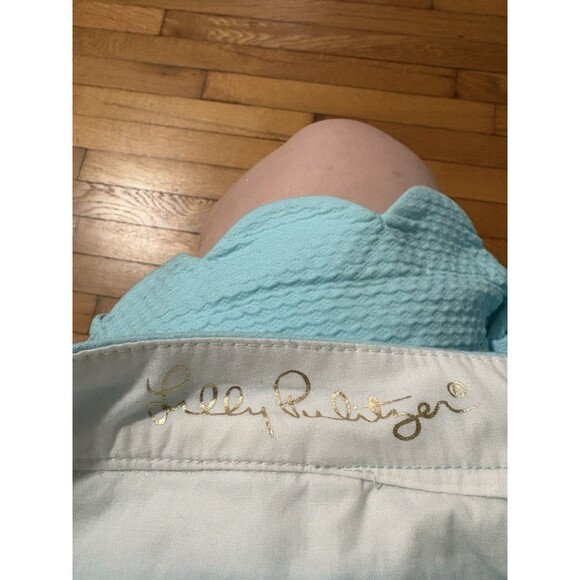Lilly Pulitzer Size 4 Buttercup Shorts Light Blue - Picture 5 of 8